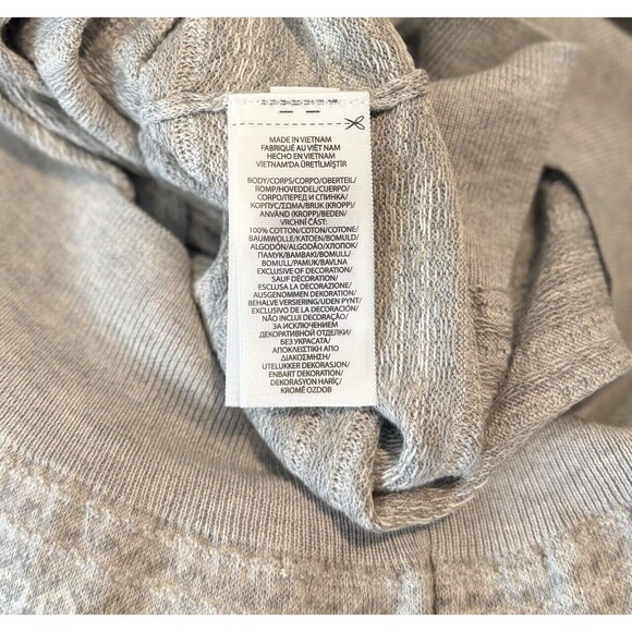 Polo Ralph Lauren Mens Sweater Gray Pima Cotton Fair Isle Knit Pullover Large - Picture 12 of 13